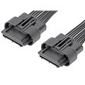 Molex Rectangular Cable Assemblies Squba Ots Cable Rcpt Sr 1.0M 10Ckt Blk 451451010